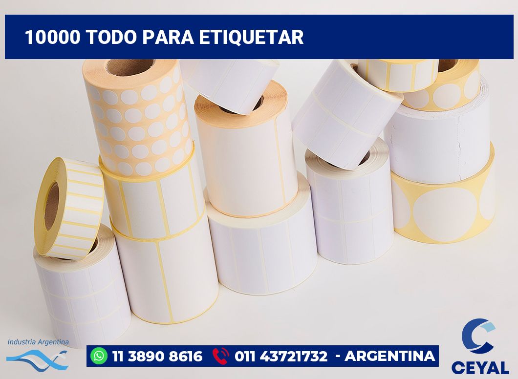 10000 Todo para etiquetar