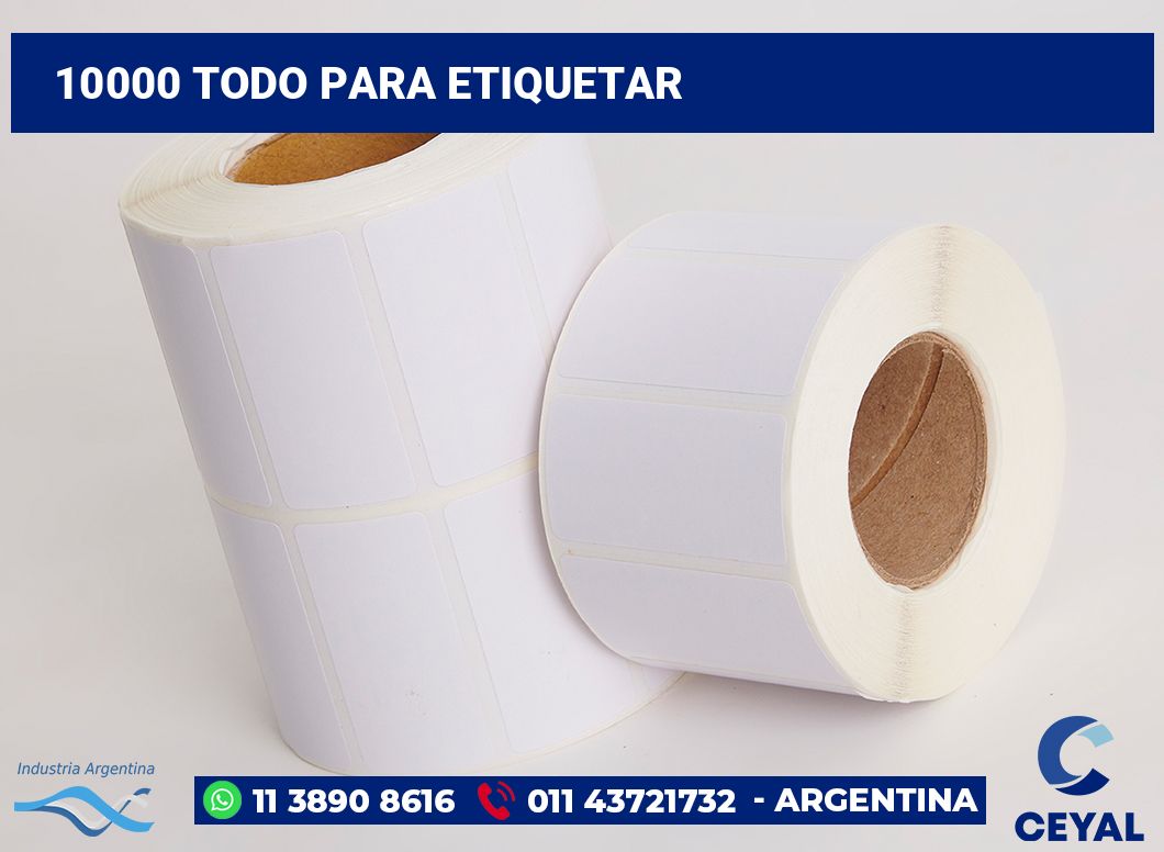 10000 Todo para etiquetar