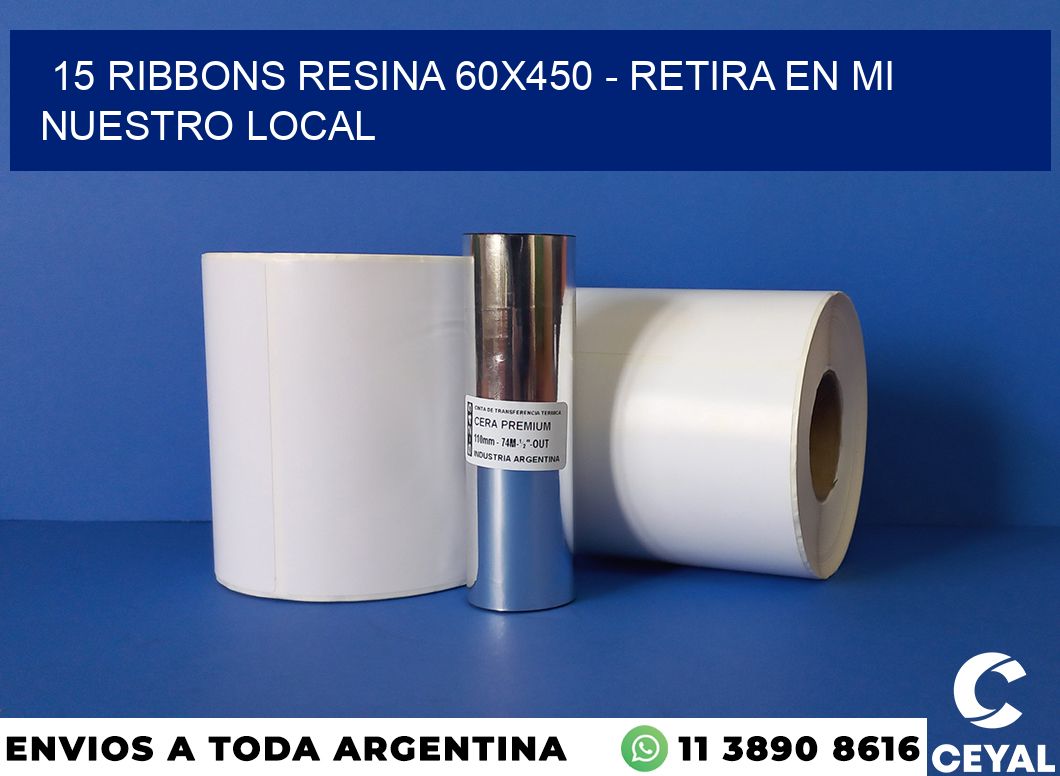 15 Ribbons resina 60×450 – retira en mi nuestro local