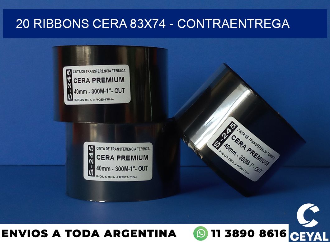 20 Ribbons cera 83×74 – contraentrega