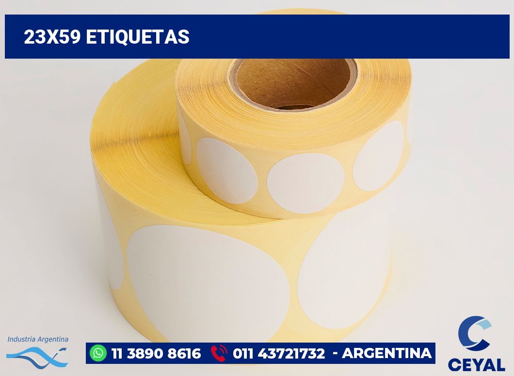 23x59 Etiquetas