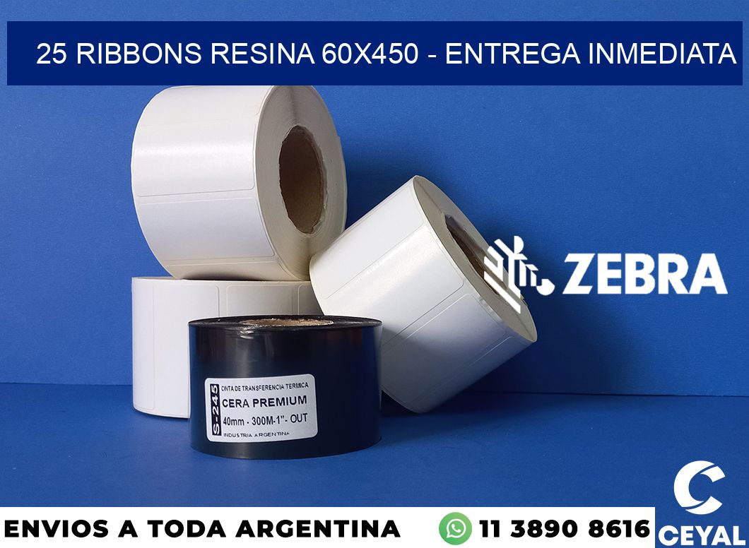 25 Ribbons resina 60x450 - Entrega inmediata