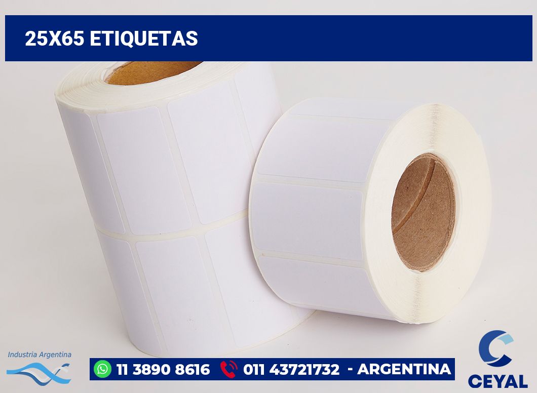 25x65 Etiquetas