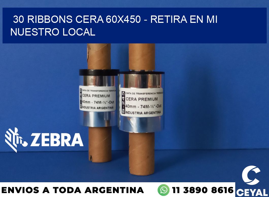 30 Ribbons cera 60x450 - retira en mi nuestro local