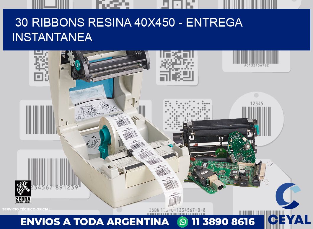 30 Ribbons resina 40x450 - entrega instantanea