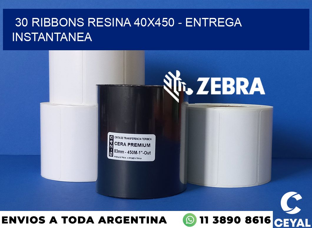 30 Ribbons resina 40x450 - entrega instantanea