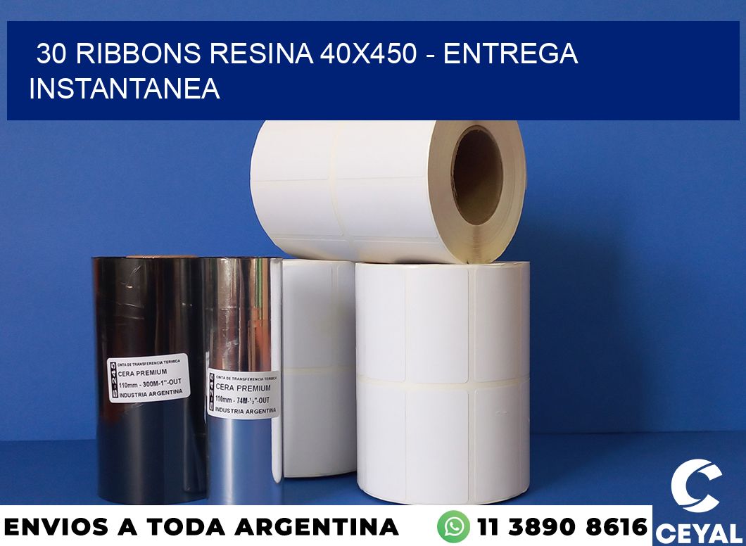 30 Ribbons resina 40×450 – entrega instantanea