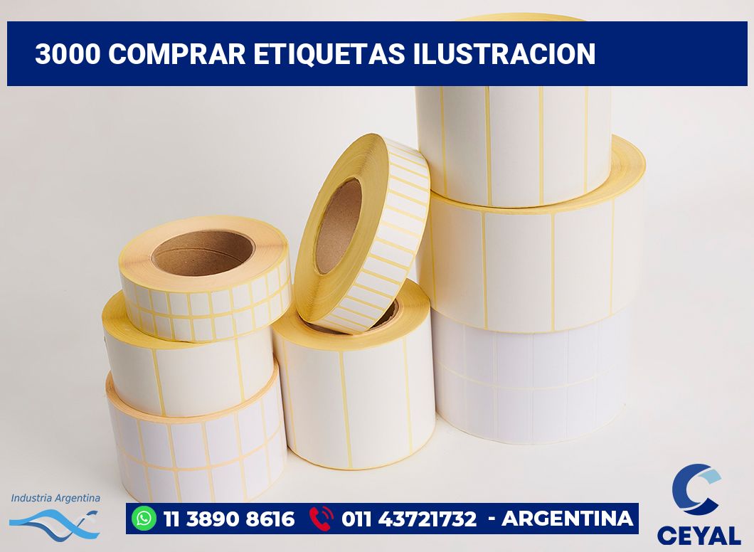 3000 Comprar etiquetas ilustracion