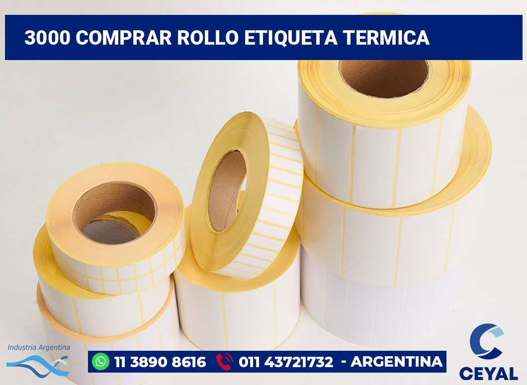 3000 Comprar rollo etiqueta termica