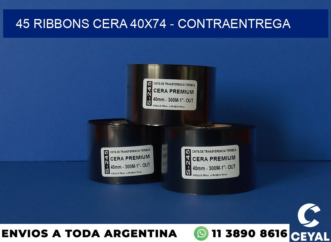 45 Ribbons cera 40×74 – contraentrega