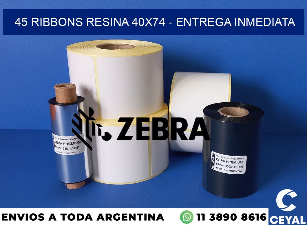 45 Ribbons resina 40x74 - Entrega inmediata