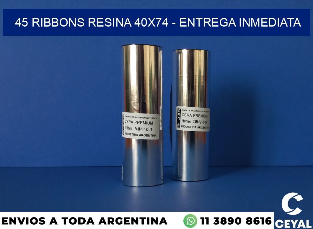 45 Ribbons resina 40×74 – Entrega inmediata