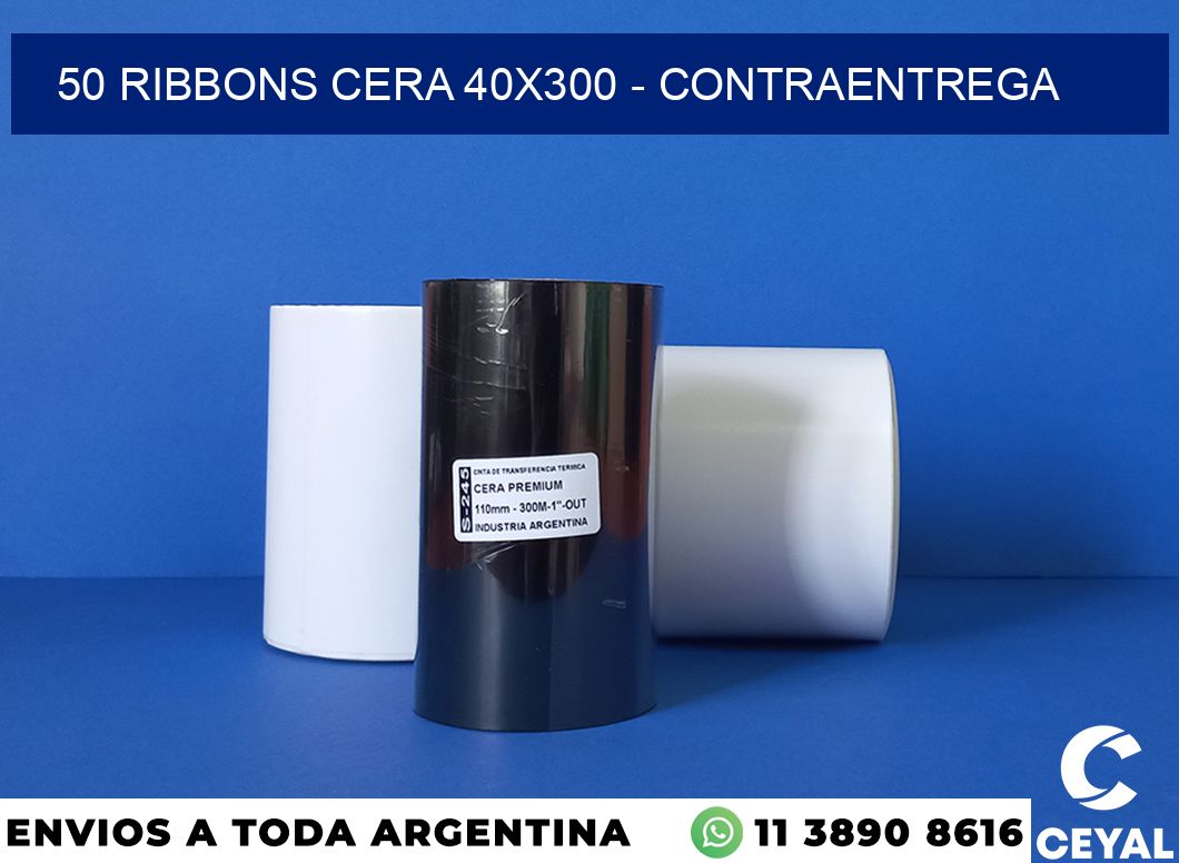 50 Ribbons cera 40×300 – contraentrega