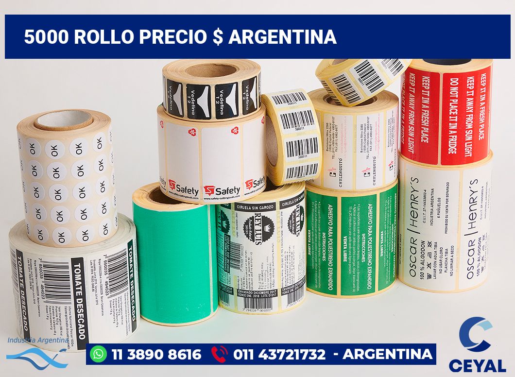 5000 Rollo precio $ argentina