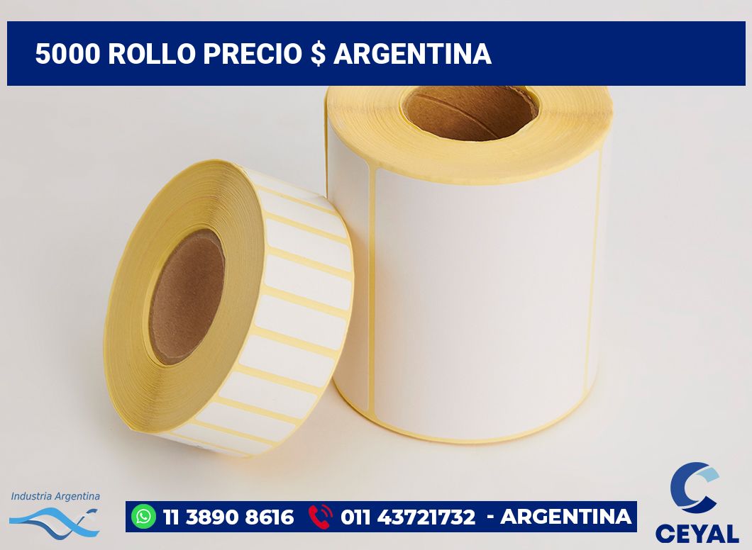 5000 Rollo precio $ argentina