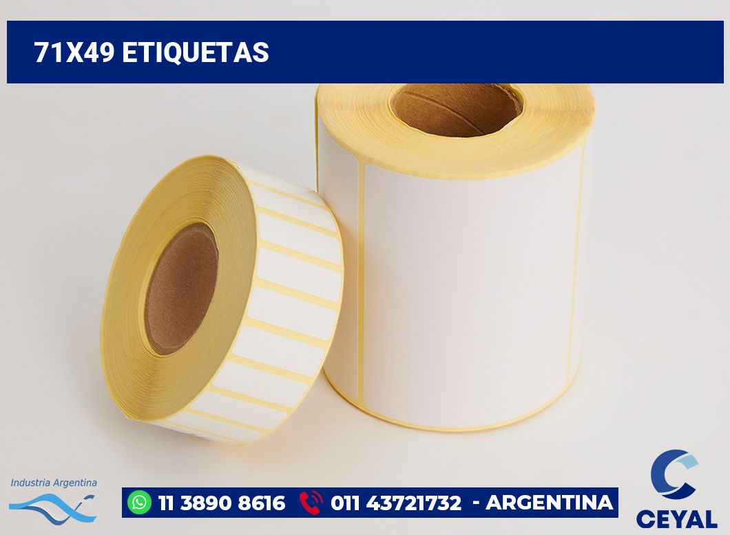 71x49 Etiquetas