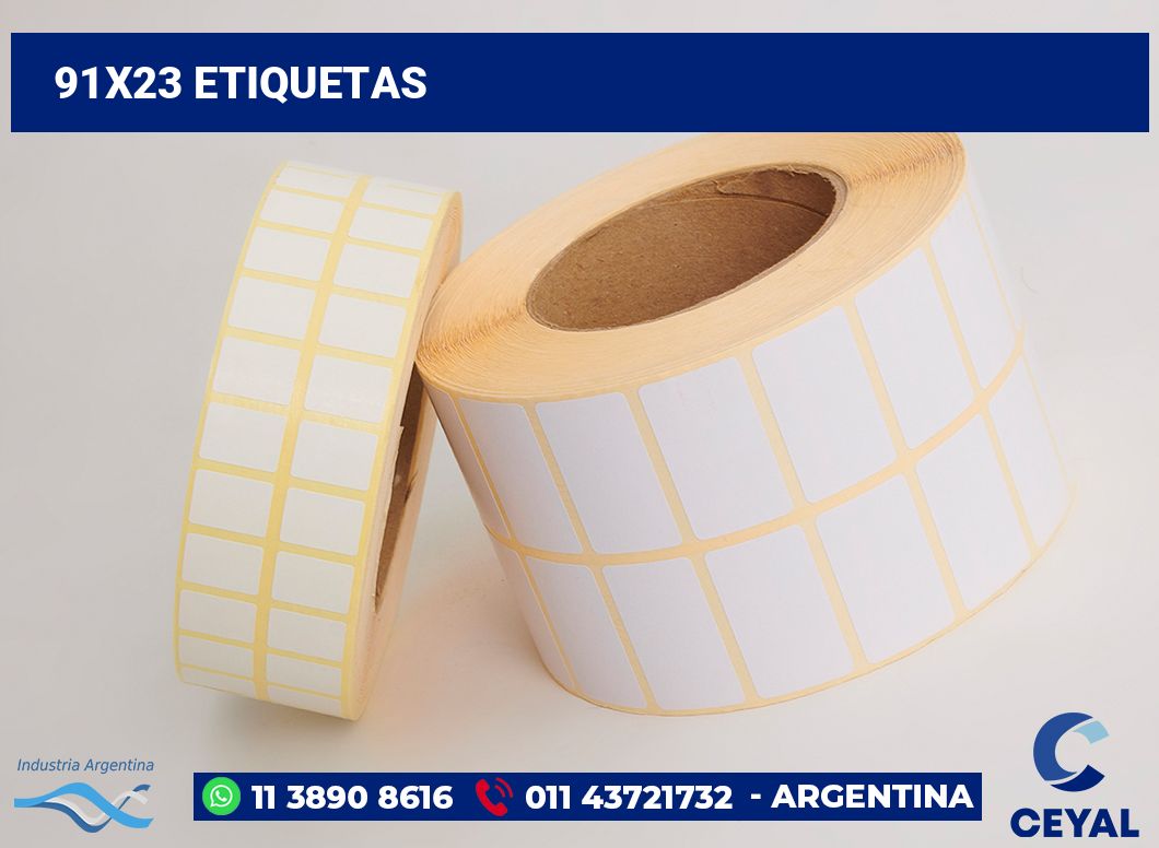 91x23 Etiquetas