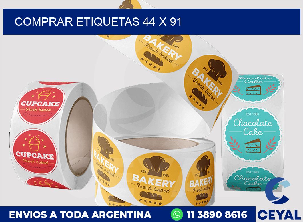 Comprar etiquetas 44 x 91