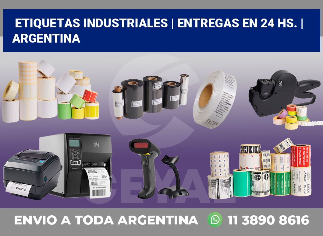 Etiquetas industriales | Entregas en 24 hs. | Argentina