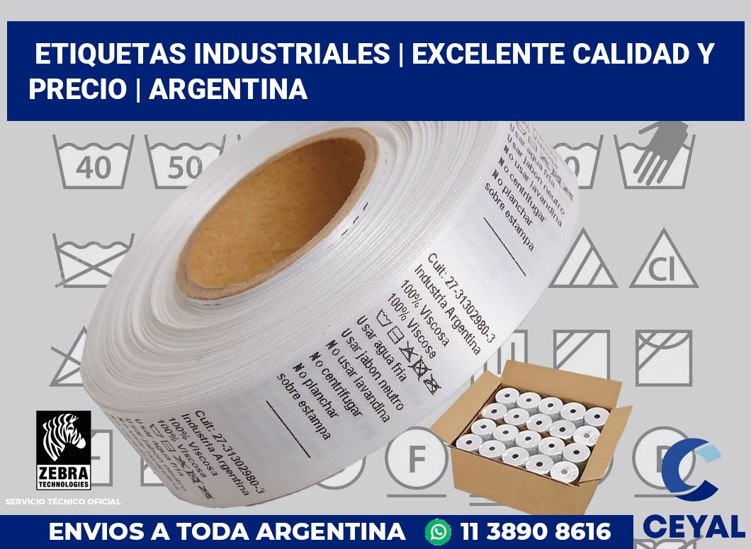 Etiquetas industriales | Excelente calidad y precio | Argentina