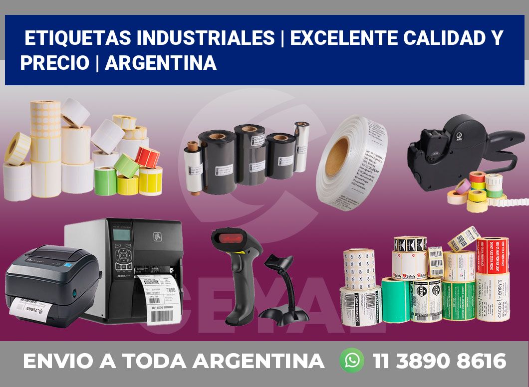Etiquetas industriales | Excelente calidad y precio | Argentina