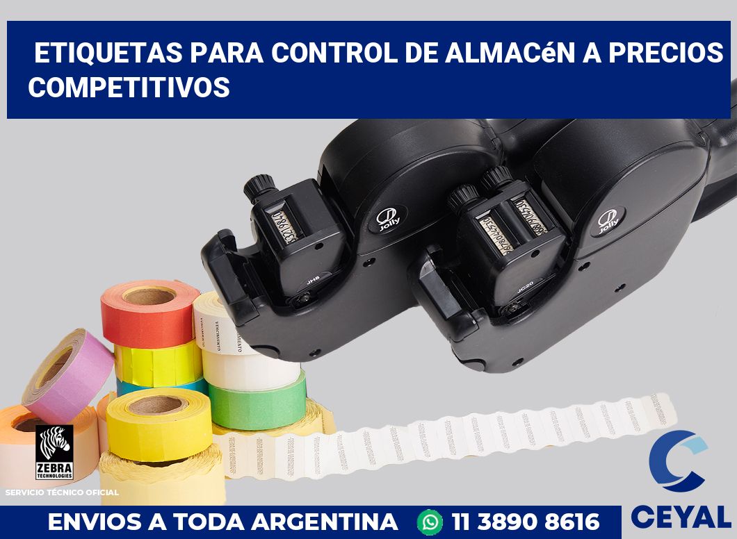 Etiquetas para Control de Almacén a Precios Competitivos
