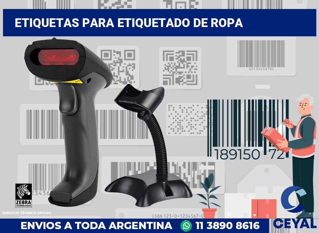 Etiquetas para Etiquetado de Ropa