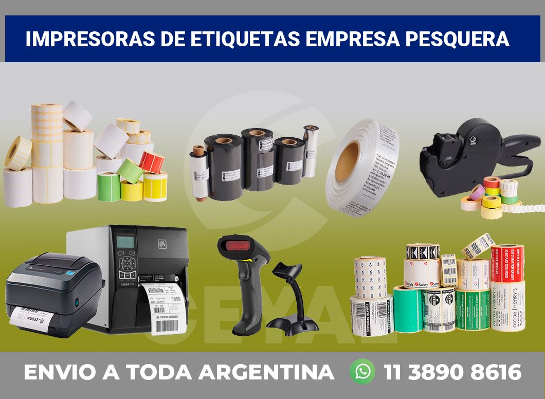 Impresoras de etiquetas Empresa pesquera