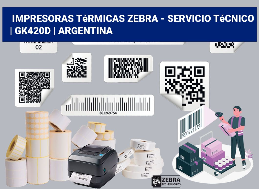 Impresoras térmicas Zebra - servicio técnico | GK420d | Argentina