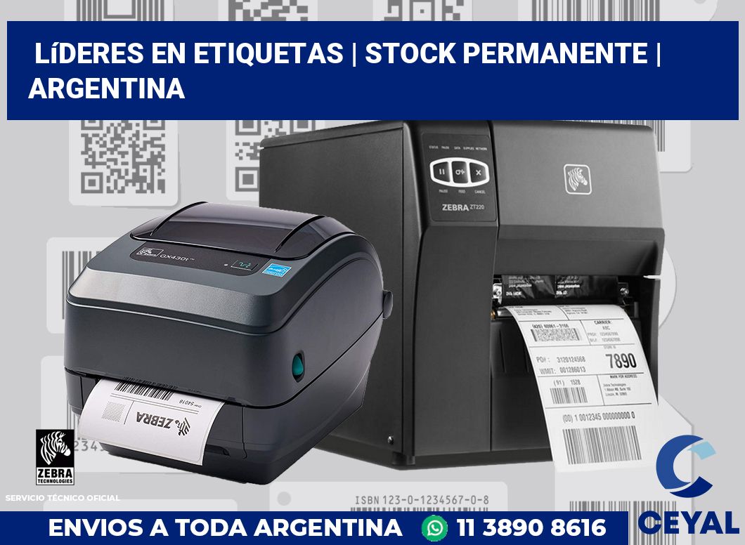 Líderes en etiquetas | Stock permanente | Argentina