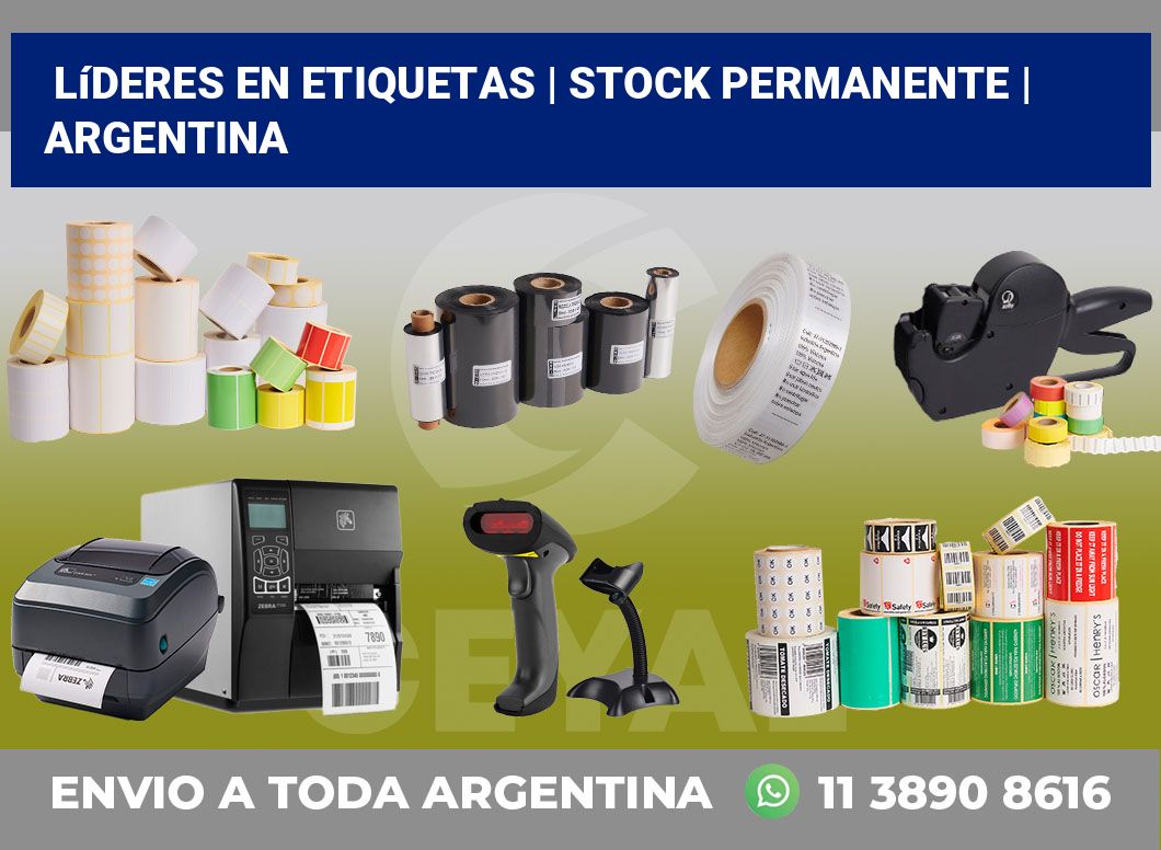Líderes en etiquetas | Stock permanente | Argentina