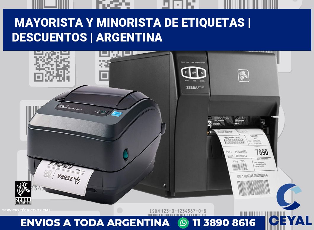 Mayorista y minorista de etiquetas | Descuentos | Argentina