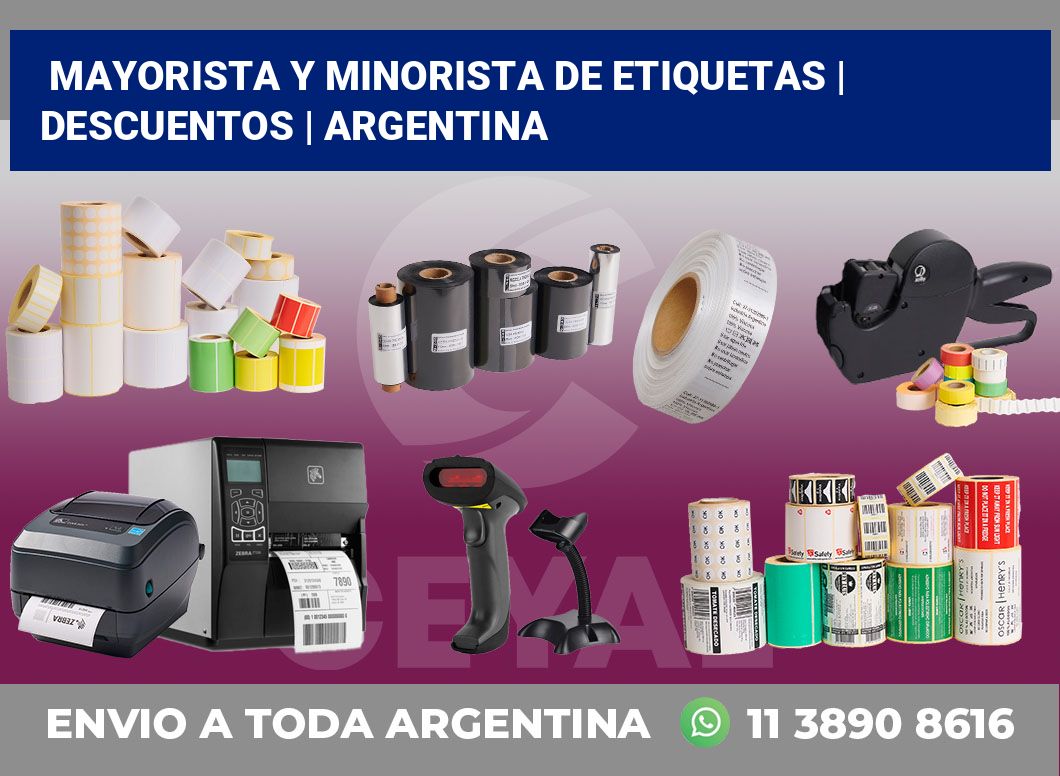 Mayorista y minorista de etiquetas | Descuentos | Argentina