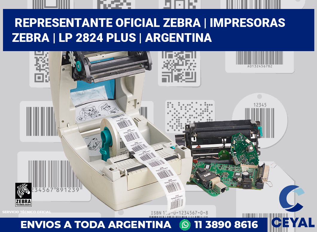 Representante oficial Zebra | Impresoras Zebra | LP 2824 Plus | Argentina