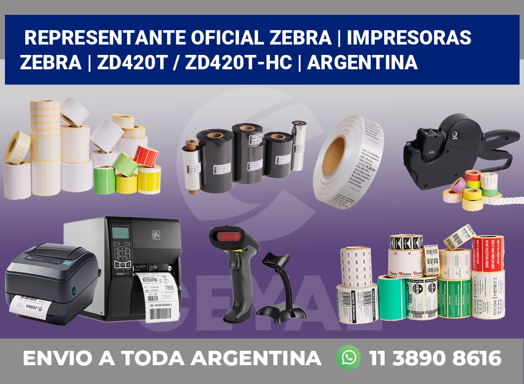 Representante oficial Zebra | Impresoras Zebra | ZD420t / ZD420t‑HC | Argentina
