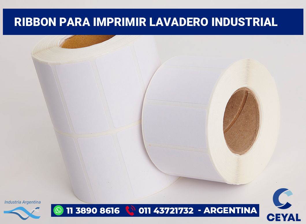 Ribbon para imprimir Lavadero industrial