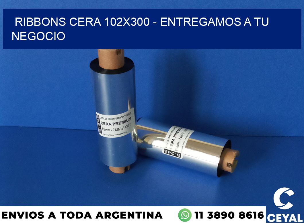 Ribbons cera 102×300 – entregamos a tu negocio