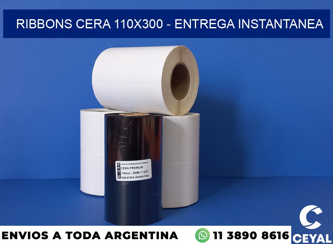 Ribbons cera 110×300 – entrega instantanea