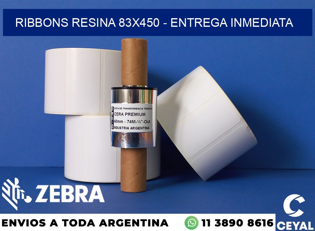 Ribbons resina 83x450 - Entrega inmediata