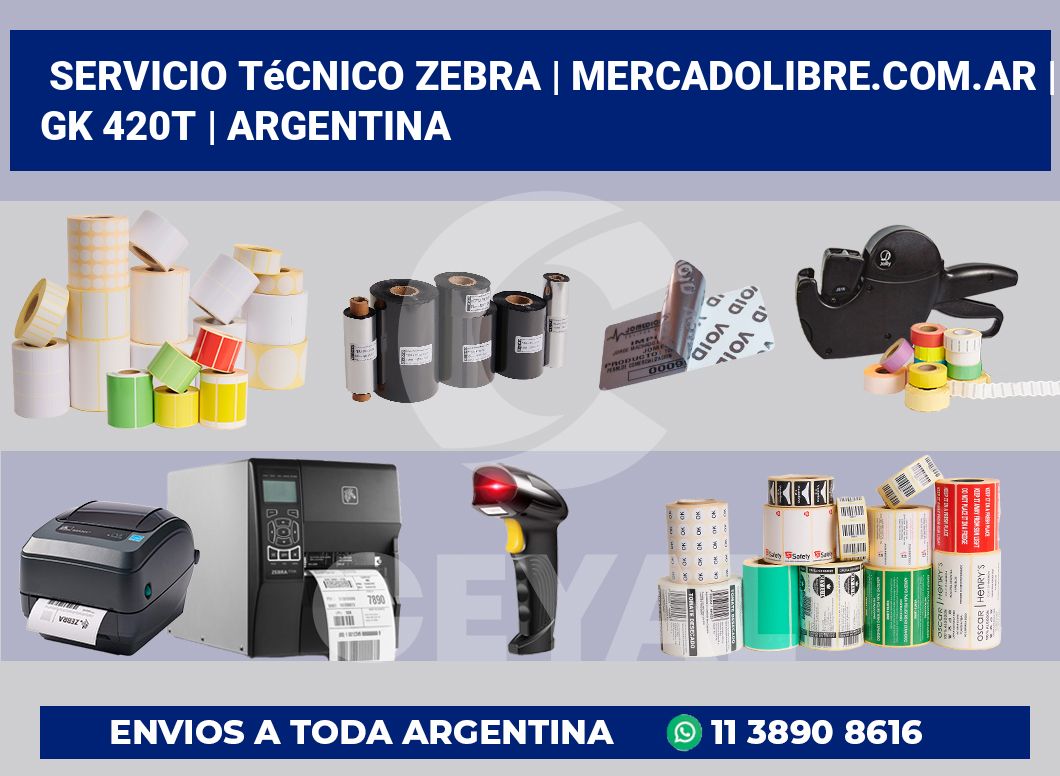 Servicio Técnico Zebra | MercadoLibre.com.ar | gk 420t | Argentina