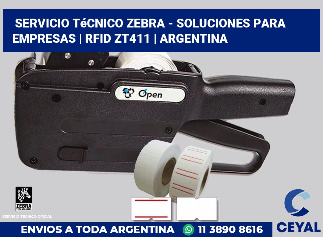 Servicio técnico Zebra - Soluciones para empresas | RFID ZT411 | Argentina