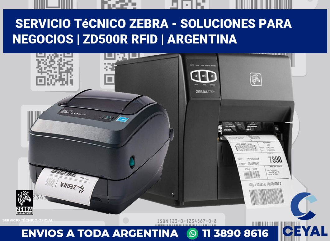 Servicio técnico Zebra - Soluciones para negocios | ZD500R RFID | Argentina