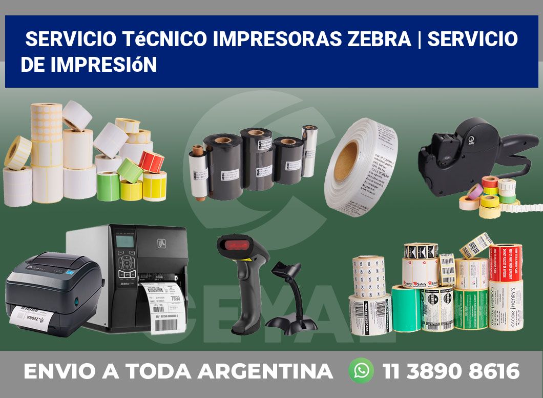 Servicio técnico impresoras Zebra | Servicio de impresión