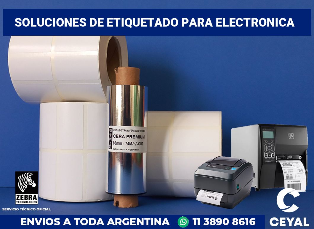 Soluciones de Etiquetado para electronica