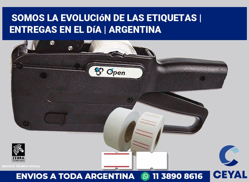 Somos la evolución de las etiquetas | Entregas en el día | Argentina