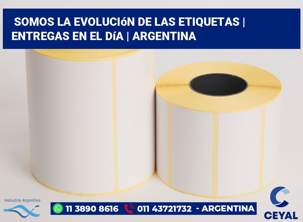 Somos la evolución de las etiquetas | Entregas en el día | Argentina