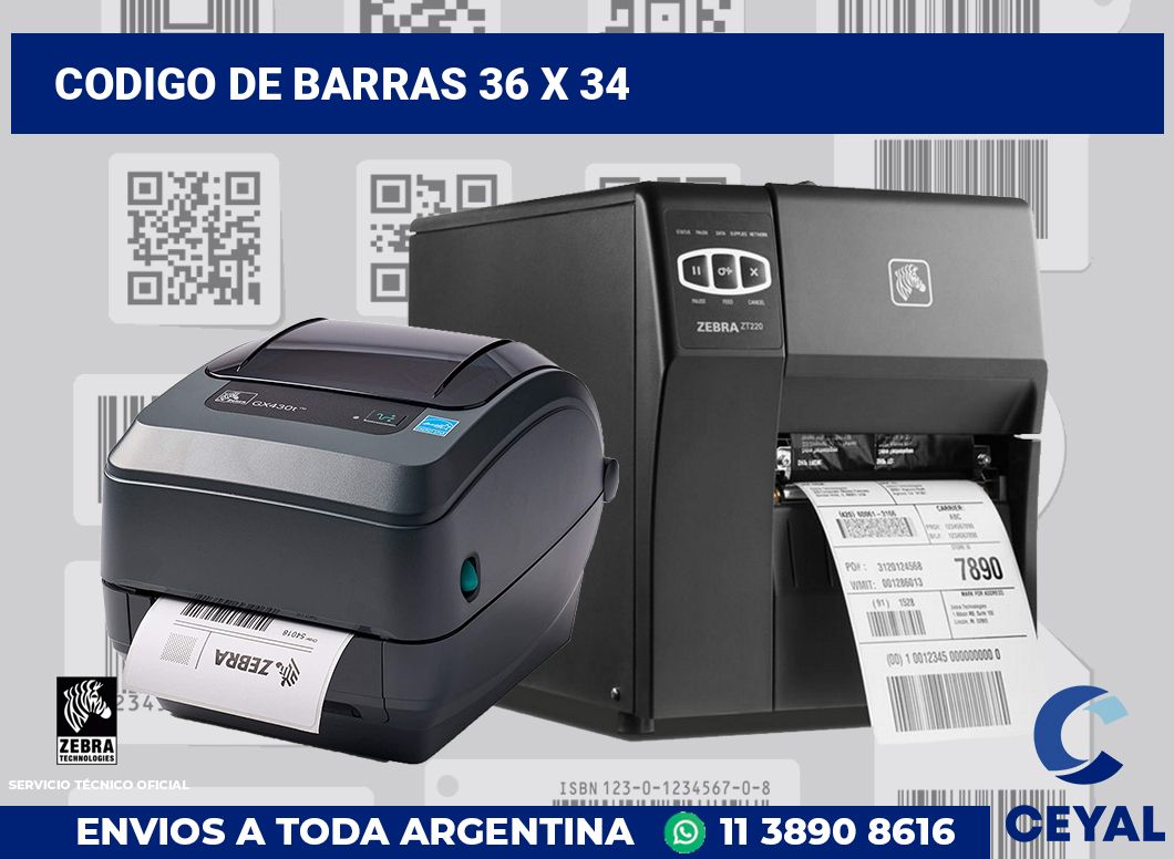 codigo de barras 36 x 34