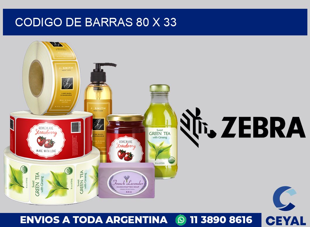 codigo de barras 80 x 33