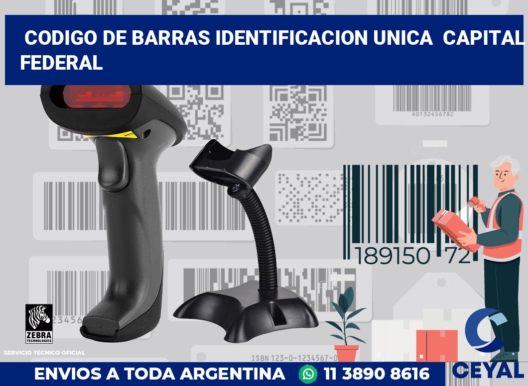 codigo de barras identificacion unica Capital Federal