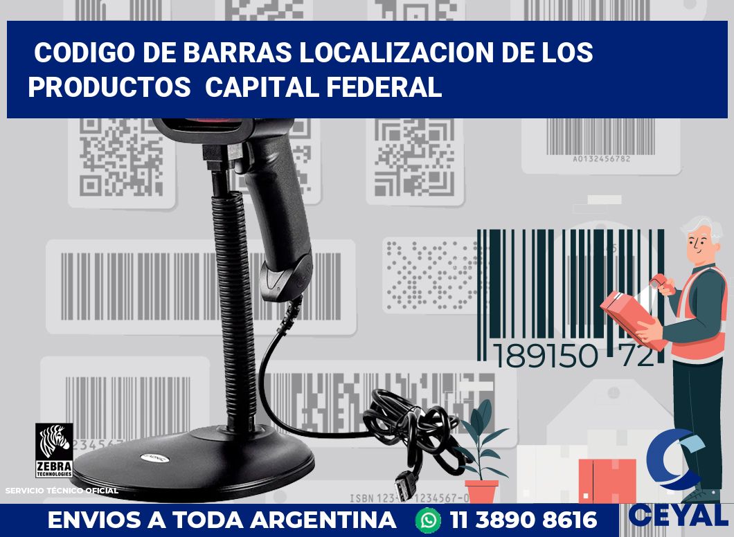 codigo de barras localizacion de los productos Capital Federal